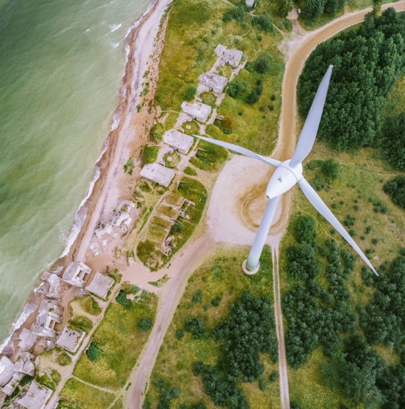 wind turbine in latvia close to the coast wind turbine in latvia close to the coast