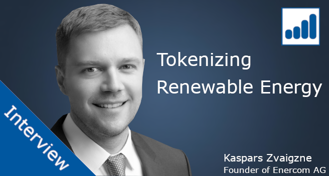 This week we are presenting you a sponsored interview with Kaspars Zvaigzne, Founder of Enercom AG — a company that is operating within the telecommunication and renewable energy sector. Enercom is now issuing Enercom Tokens (200.000 new shares) that enable interested investors to participate in both of their endeavours at once. Enjoy the Interview What problem is Enercom AG addressing? Enercom AG is active in two highly dynamic areas — telecommunications and renewable energy. Main problem we can put above all the others is striving towards carbon neutral energy production lessening the environmental impact of modern living and business making. Renewable energy projects we have under development is our attempt to improve renewable energy balance in Northern Europe and add long term value to the company besides our telecommunication business part to make sure our token holders have expected long term value delivered. What is your solution to achieve a carbon neutral energy production? Our solution is rather simple — we have running telecommunications business interconnecting hundreds of telco companies and transferring their voice call and sms traffic all across the globe, this is the part of the Enercom AG that delivers immediate value to our token holders since it allows us to drive revenue and pay dividends almost immediately. And adding to that we’re developing renewable energy projects, both solar and wind, we’re looking to execute and add long term value right next to the immediate results of telco operations. That is our promise to potential token holders — with telecommunications we’ll deliver on the promises today and tomorrow, but green energy is our diversification plan to make Enercom AG thriving for decades to come. As Enercom operates within the telecommunication & renewable energy sector. Are there any synergies between both of them or do they work separately? Telecommunications are in essence rather though scene where one can survive and succeed only if necessary level of analytics are present. Tons of data that may seem not that relevant and slip by on a daily basis actually holds many answers to questions that rather often remain unanswered or even not asked. That’s what we have mastered in Api Mobile — our telecommunications business that transits millions of SMS for our customers every single day. There might not be a direct link between energy and telco projects, but we strongly believe that our analytical skill set derived from telecommunications will play a major role in very close future in our energy projects as well especially considering operating in the open market conditions. In which stage of development is your business? Api Mobile is in active business since 2016 and reached 60M+ revenue mark in 2018. And that forms our key manifest to the community — there’s a track record proving our ability to reach business goals as a team, there’s no need to gamble if Enercom AG has a team fit enough to reach goals we state. We are tokenizing a running business with a development part in renewable energy next to it. Accordingly to the outcome of our token sale we’ll create the best fitting strategy that would support our existing business and bring energy projects from paper to life. How much money do you need to realize your project? How are you planning to invest the raised funds? We’re looking to raise 20 million EUR which is the valuation of our telecommunications part alone (please see prospectus for details). Yet with that amount we are able to continue to not only develop our telecommunication endeavours, but also invest in renewable energy projects among whom there are wind and solar parks that are ready-to-build as of today, as well as ones in earlier development phases. What is your business model, how do you make money? As per today we make money providing telecommunication services — transfer and termination of international voice calls and sms. In current shape and form we are in the business since 2016 and our revenue hit 60M+ in 2018. We decided to deliver immediate value to our token holders and this is the best way to do it. Since telecommunications are prone to technology change and is tech sensitive area we are adding an energy sector next to it in order to reach necessary diversification level to the business to ensure Enercom AG remains profitable in the long term. Once both revenue streams will be implemented our money making will consist of both — telco revenue and energy sales to the open market or directly or resellers. Who are your main competitors and what makes you better? There are countless energy and telecom companies across the globe, we believe our experience, track record and combination of both businesses is a solid base for Enercom AG becoming a long-lasting market player. Why did you choose a STO as a means to raise funds? It seemed and still seems to be most creative and contemporary way to talk to the audience that could get our message right. We truly believe that the global community is ready for new tools and innovations when it comes to investing and management of their assets. Telecommunications have taught us to keep looking for solutions among the latest technologies and inventions since that is the only way to keep up with the dynamics of the business scene. Therefore, there were no doubts that STO is the right way to put our project out to the community since our goal is to establish long term presence in the market and gain the necessary trust to be able to present our upcoming projects that are still in the pipeline. What’s the best advice you’ve recently received? It was about a year ago when someone I truly trust said we should conduct STO to boost our business development attempts and here we are. What are the biggest challenges for Enercom to overcome in order to be a successful business? Without bragging or being ignorant, I’d say Enercom AG is rather successful as per today already. We have all the components to become a stable long-term value we are trying to stick together with our STO attempt. Among challenges we could name necessity to bring our story out to the world and execute our post STO plan joining all the businesses below the Enercom AG roof, but that’s something that can surely be done with consistent work and right amount of commitment. Where do you see your company in 5 years? In 5 years we would like to look at the Enercom AG as a telecommunications company that maintains it’s Tier1 interconnections we have already and have added a few more to gain strategic advantages in ability to provide certain services to our customers. We would envision our sms transfer service being developed accordingly to the current omnichannel messaging requirements and maintaining flexibility to adapt market situation fast enough to keep our customer base satisfied. About that time we’d like to see our first wind park and at least a couple of solar energy projects commissioned into production and driving a revenue towards Enercom AG providing expected dividends to our token holders.